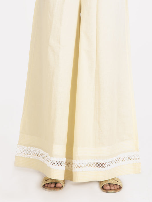 Cream Women Trouser - AL-T-282