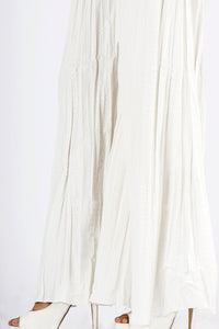 White Dyed Women Trouser - AL-T-287A