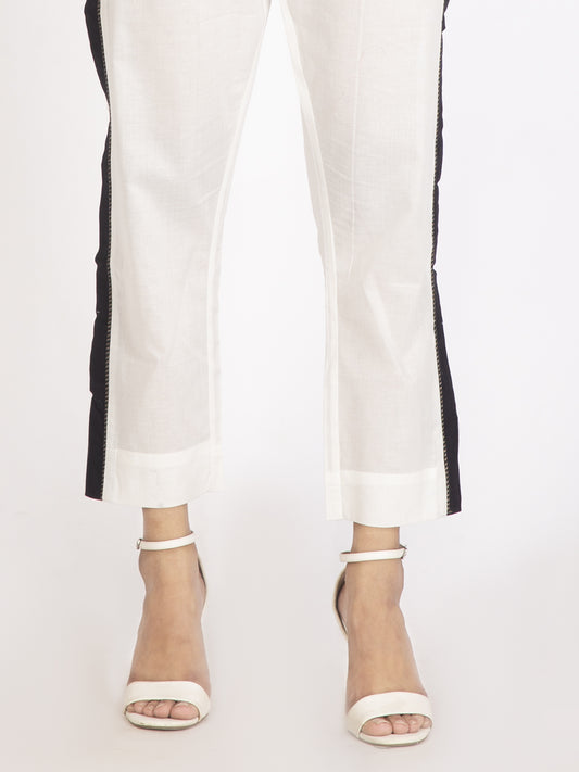 White Women Trouser - AL-T-320