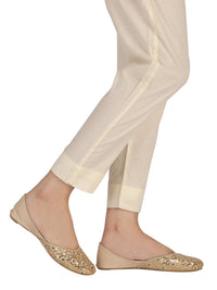 Cream Cotton Trouser - AL-T-413A