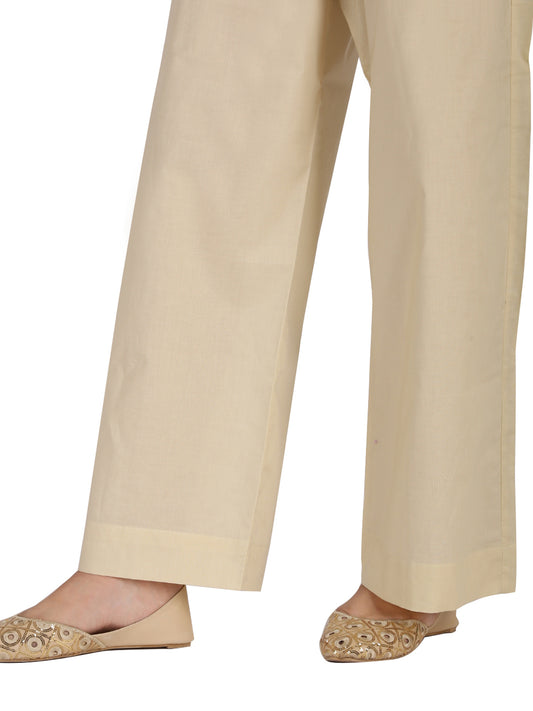 Beige Cotton Trouser - AL-T-414A