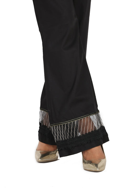 Black Lawn Trouser - AL-T-445