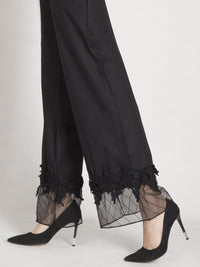 Black Semi-Basic Trouser - AL-T-459