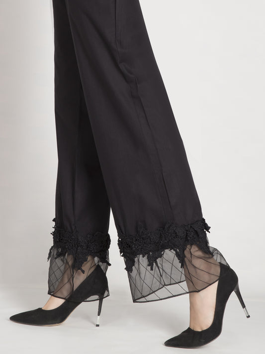 Black Semi-Basic Trouser - AL-T-459