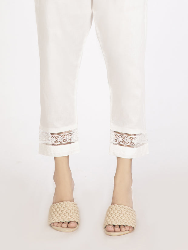 White Women Trouser - AL-T-470