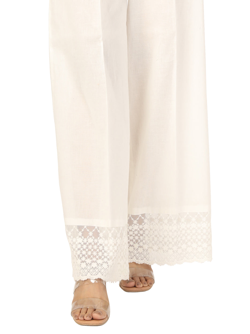 White Women Trouser - AL-T-476
