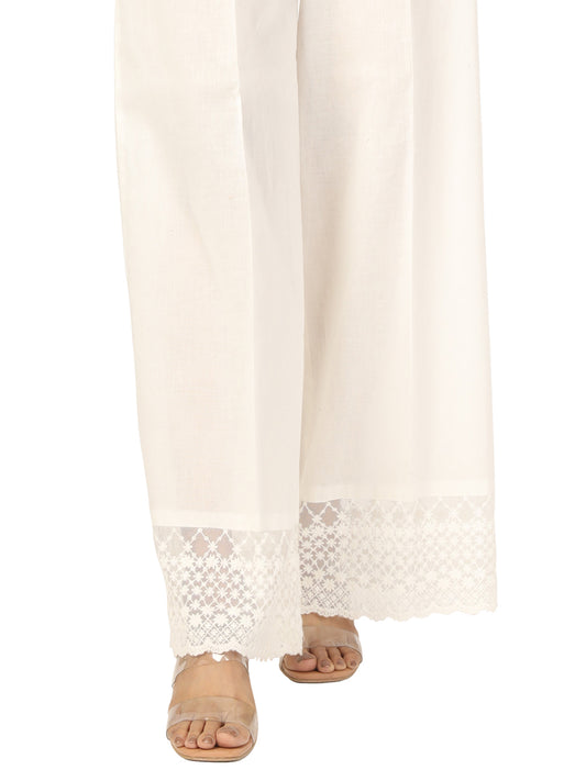 White Women Trouser - AL-T-476