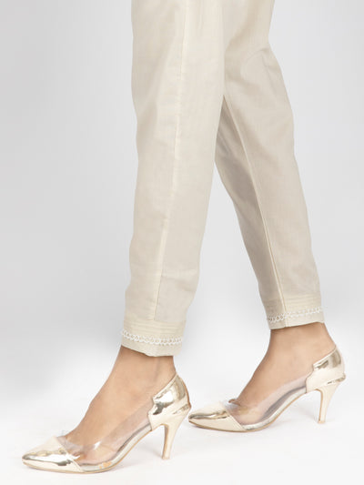 White Women Trouser - AL-T-488