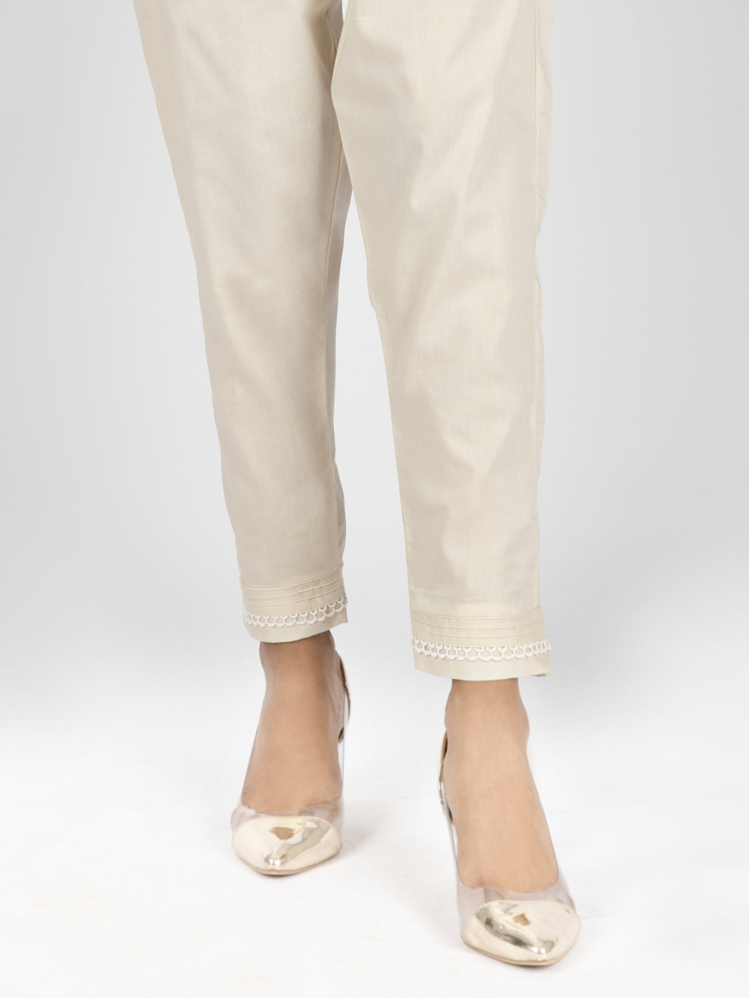 White Women Trouser - AL-T-488