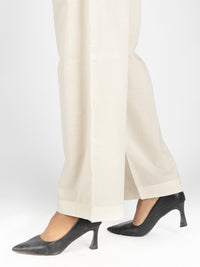 Ecru White Women Trouser - AL-T-545C