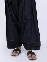 Black Jacquard Trousers - AL-T-623