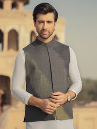 Green Cotton Waistcoat - AL-WC-311