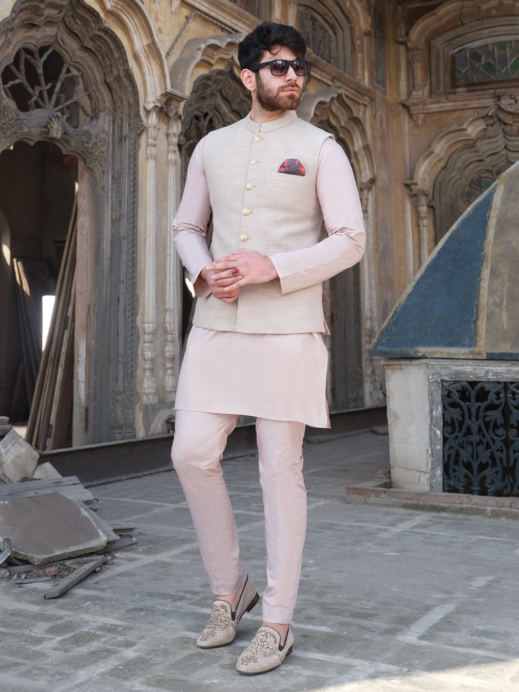 Fawn Waistcoat - AL-WC-321