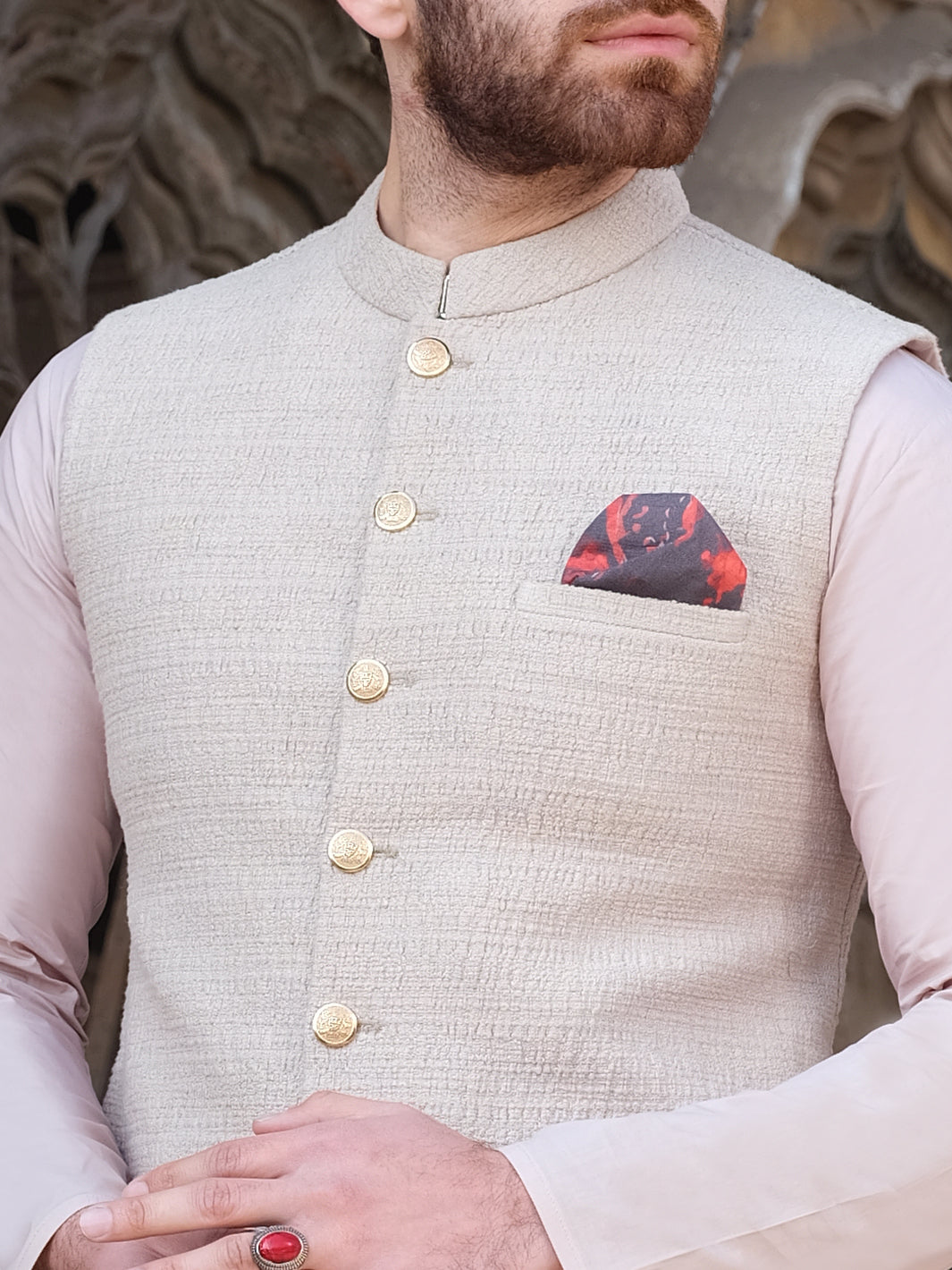 Fawn Waistcoat - AL-WC-321