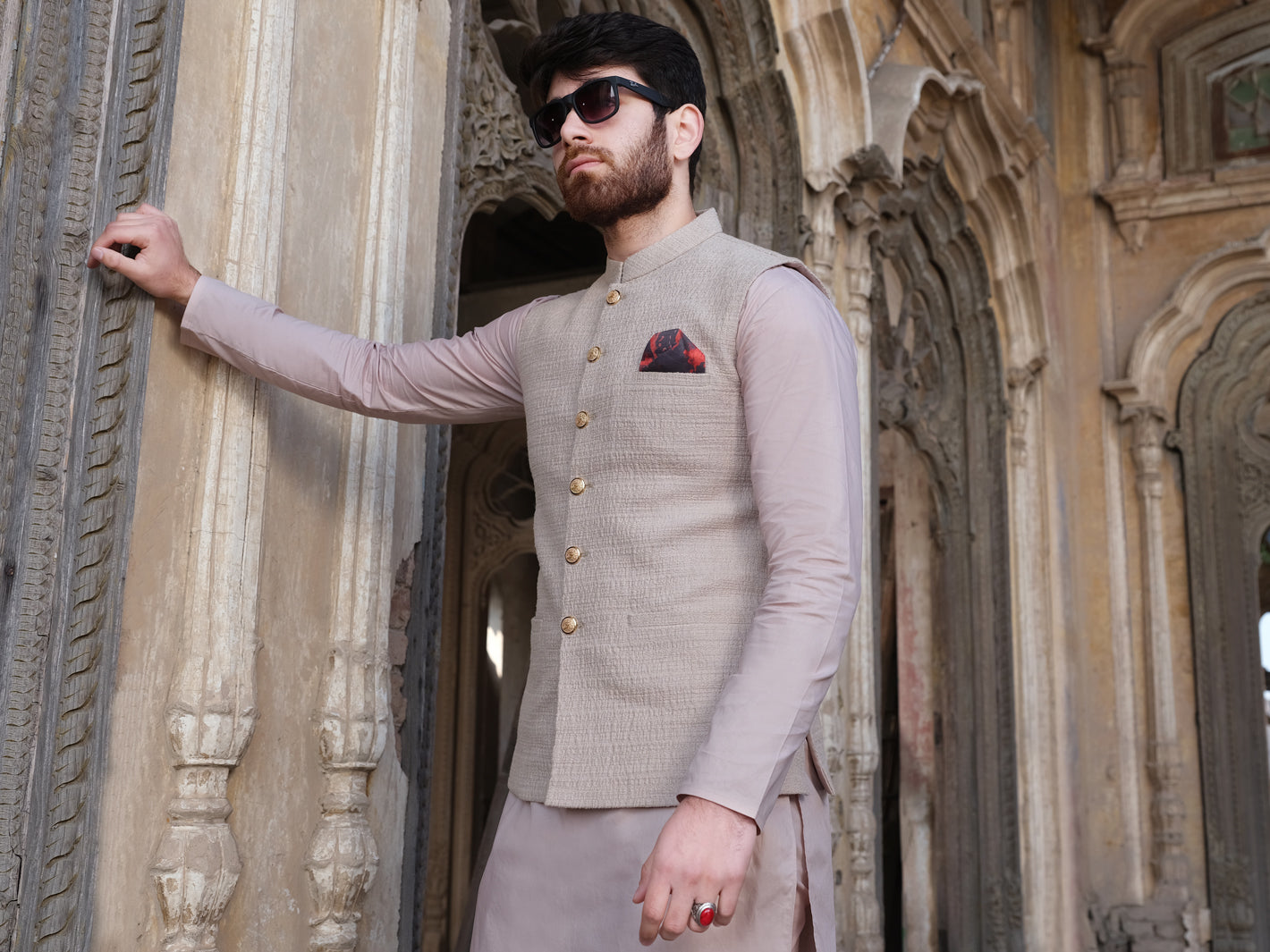 Fawn Waistcoat - AL-WC-321