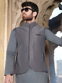 Grey Blended Waistcoat - AL-WC-324