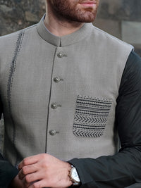 Grey Blended Waistcoat - AL-WC-337