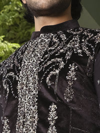 Black Velvet Waistcoat - AL-WC-343
