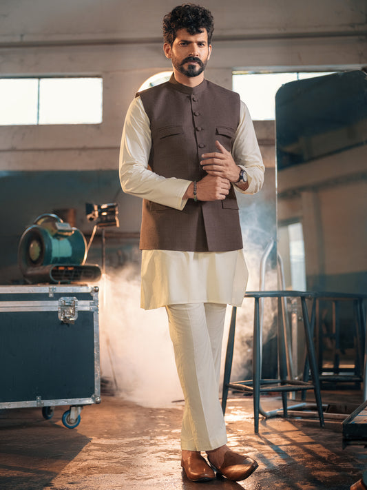 Brown Suiting Waistcoat - AL-WC-392