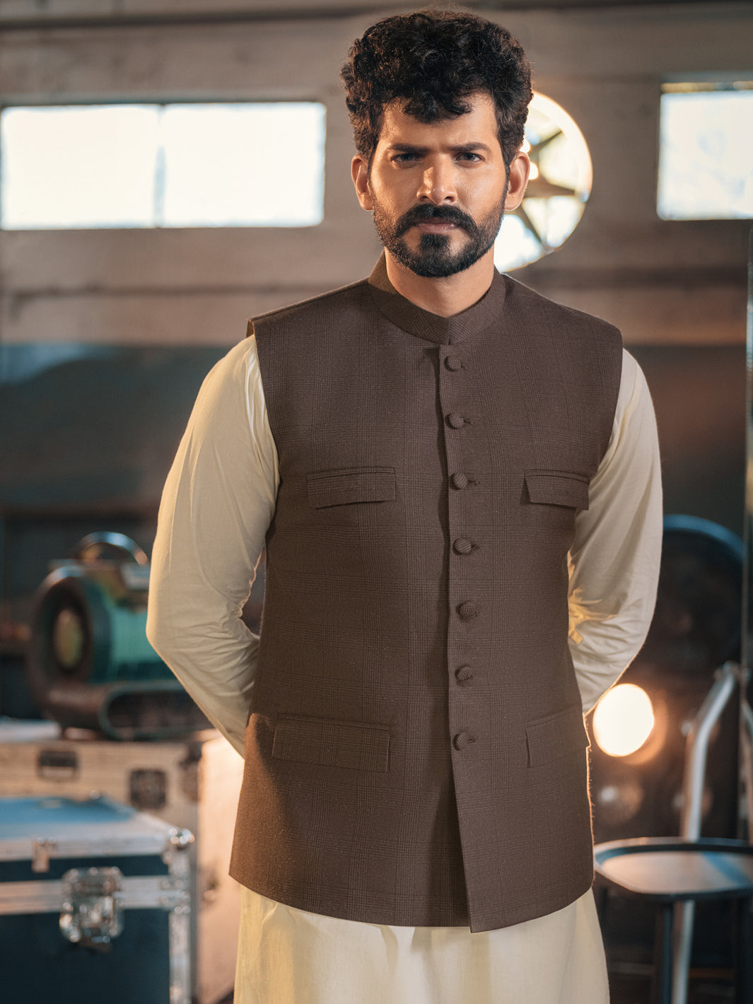 Brown Suiting Waistcoat - AL-WC-392