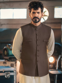 Brown Suiting Waistcoat - AL-WC-392