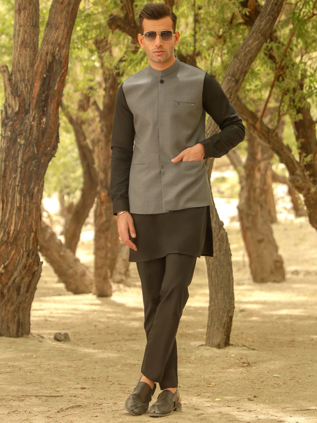 Grey Waistcoat - AL-WC-431