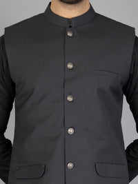 Grey Taffeta Waistcoat - AL-WC-461