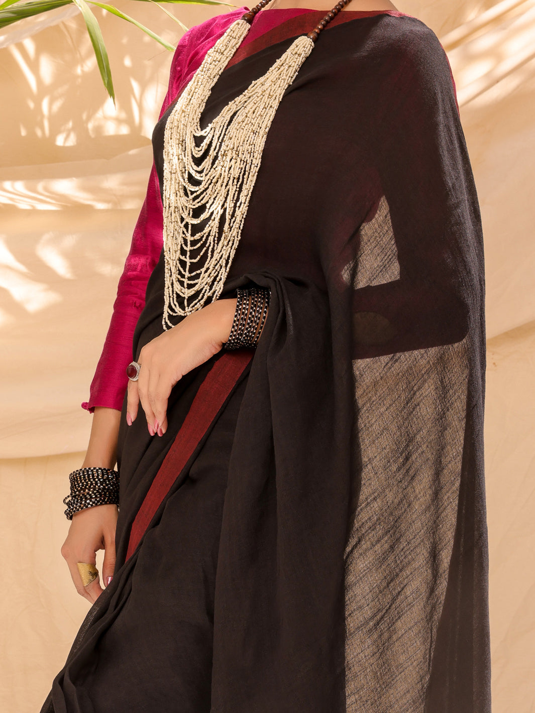 Black Comrade Saree - ALCR-SR-1005