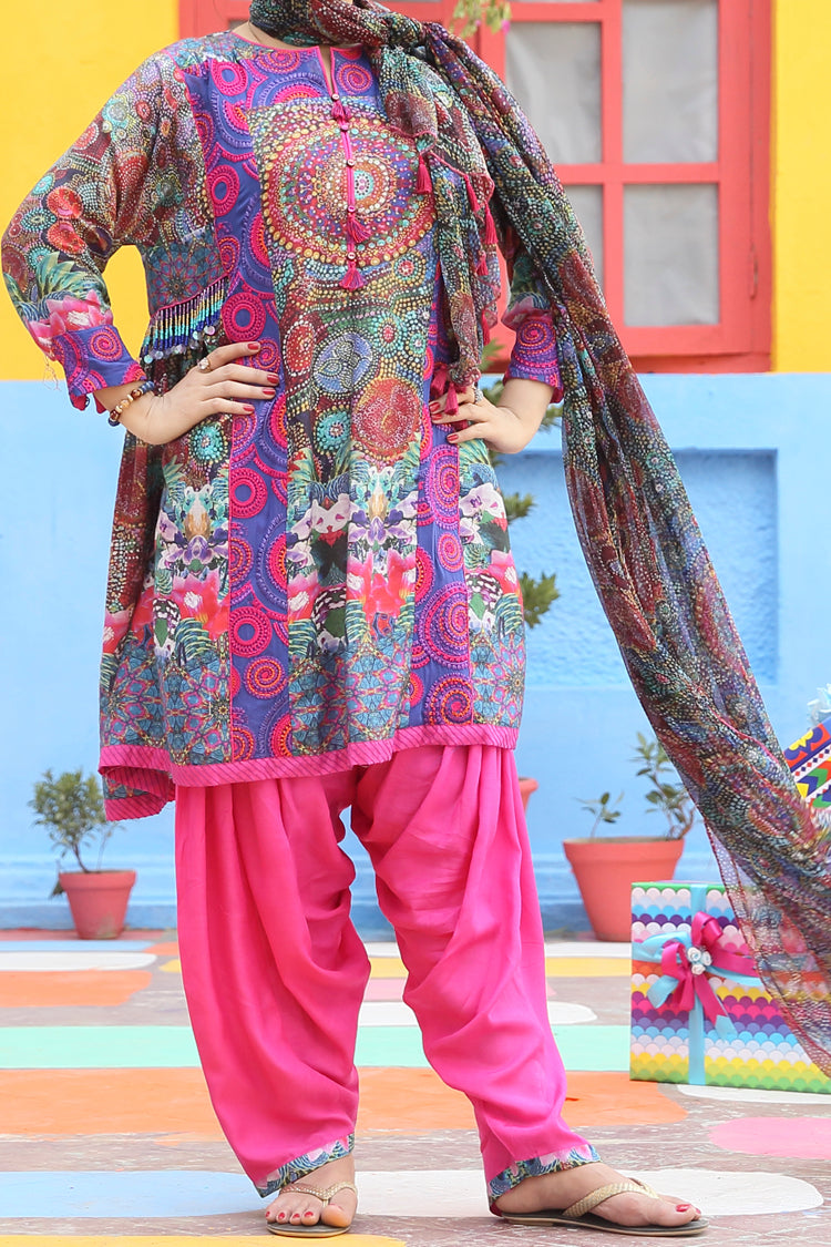 Orange 3Pc Stitched - ALDP-064