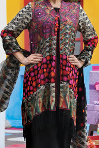 Black 3 Piece Stitched - ALDP-065