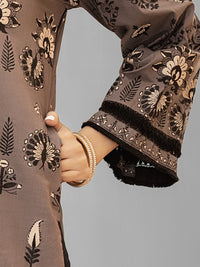 Grey Cambric 2Pc Stitched - ALP-1033