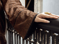 Brown Jacquard 3Pc Stitched - ALP-3PS-1170