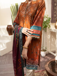 Orange Cambric 2Pc Unstitched - ALP-2PS-1210