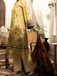 Beige Cambric 2Pc Unstitched - ALP-2PS-1212