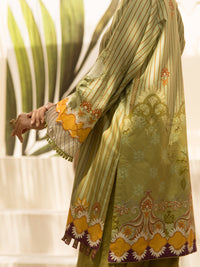 Sage Green Cambric 2Pc Unstitched - ALP-2PS-1215