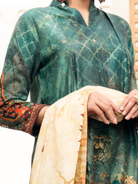Green Cambric 2Pc Unstitched - ALP-2PS-1213