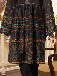 Black Cambric 2 Piece Unstitched - ALP-2PS-1214