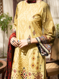 Beige Cambric 2Pc Unstitched - ALP-2PS-1212