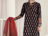 Black Lawn 3 Piece Unstitched - ALP-3PS-1243