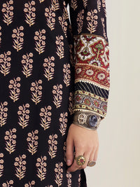 Black Lawn 3 Piece Unstitched - ALP-3PS-1243