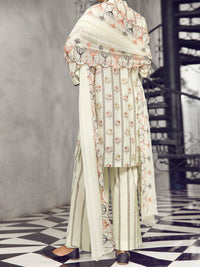 Cream Lawn 3 Piece Unstitched - ALP-3PS-1296