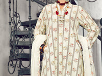 Cream Lawn 3 Piece Unstitched - ALP-3PS-1296