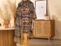 Multicolor Hand-Woven Lurex 3Pc Stitched - ALP-3PS-1301