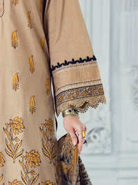 Beige Lawn 3 Piece Unstitched - ALP-3PS-1306