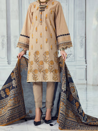Beige Lawn 3 Piece Unstitched - ALP-3PS-1306