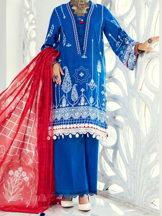Blue Lawn 3 Piece Unstitched - ALP-3PS-1307
