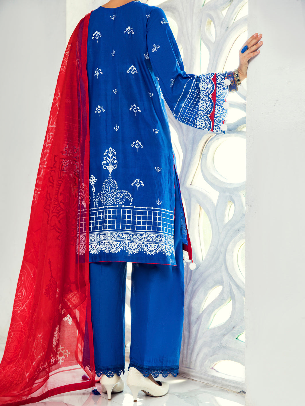 Blue Lawn 3 Piece Unstitched - ALP-3PS-1307