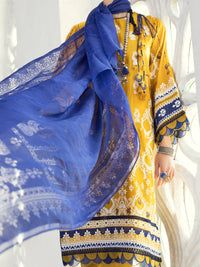 Yellow Lawn 3 Piece Unstitched - ALP-3PS-1308