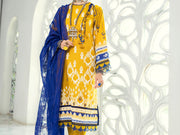 Yellow Lawn 3 Piece Unstitched - ALP-3PS-1308