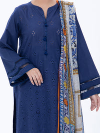 Blue Lawn 3Pc Unstitched - ALP-3PS-1314